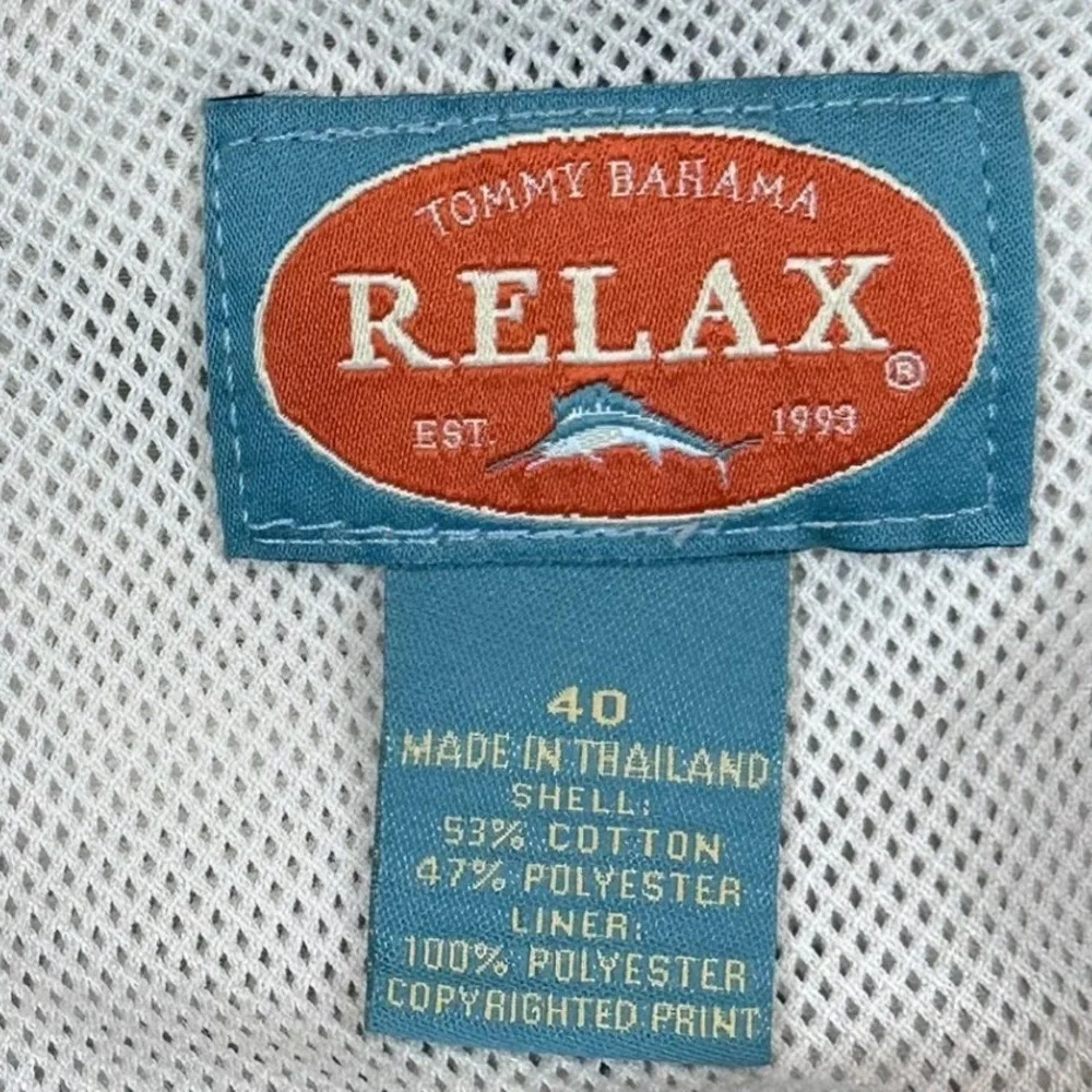 Tommy Bahama Relax Mens 40‎ R&R Marina AOP Board Shorts Swim Trunks Cotton Poly